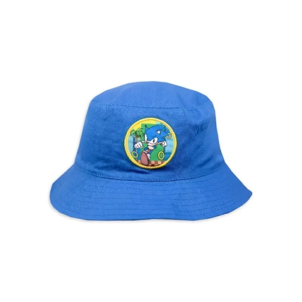 Sonic the Hedgehog Kids Reversible Bucket Sun Hat Summer